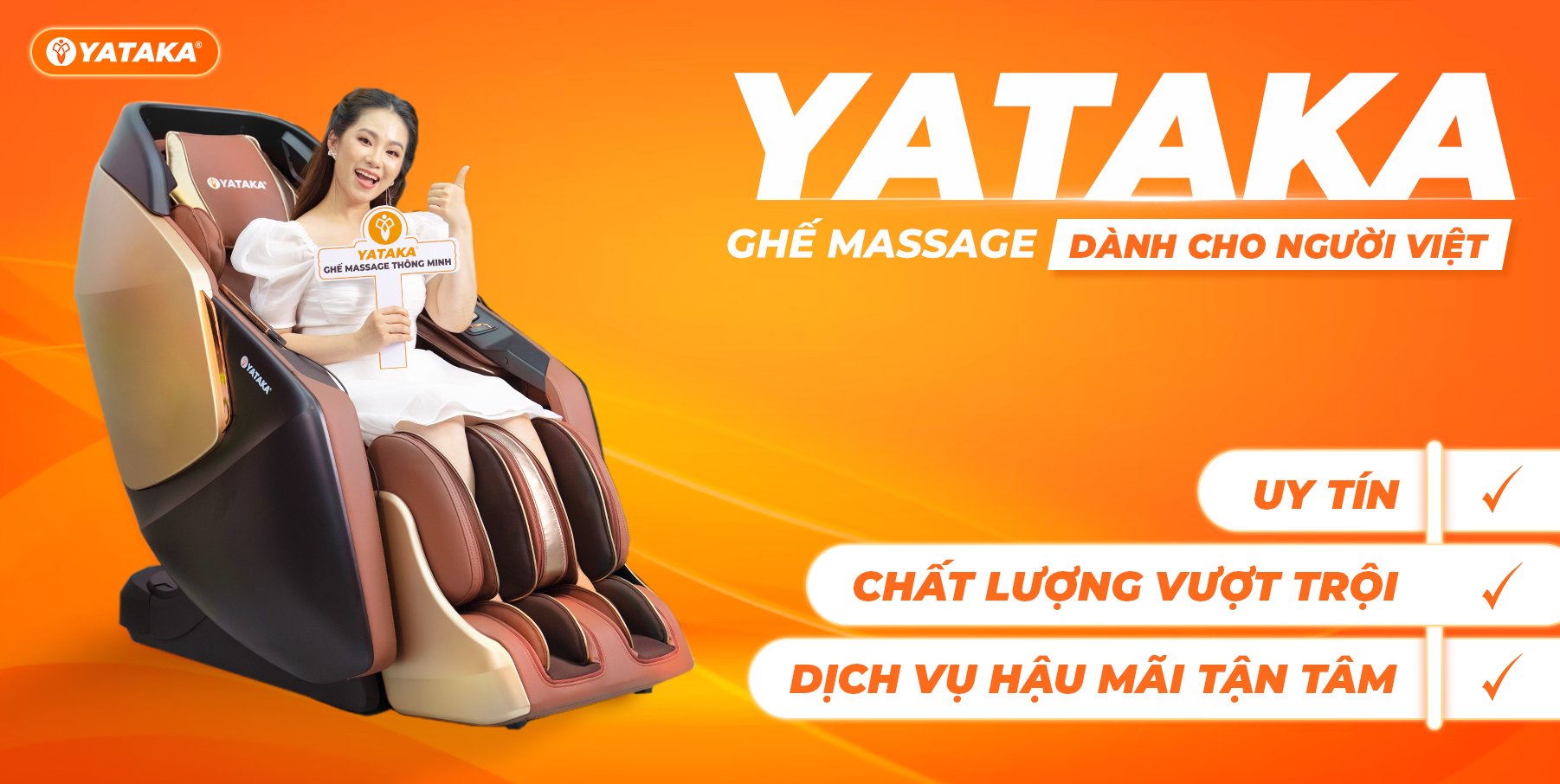 Vì sao nên mua ghế tại yataka- Combo Siêu Ưu Đãi Ghế massage