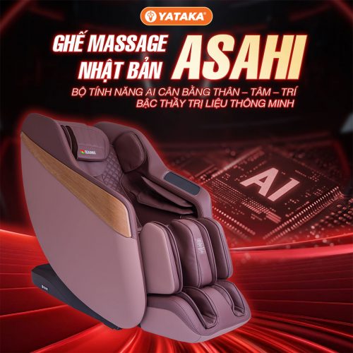 Ghế massage Nhật Bản cao cấp Asahi