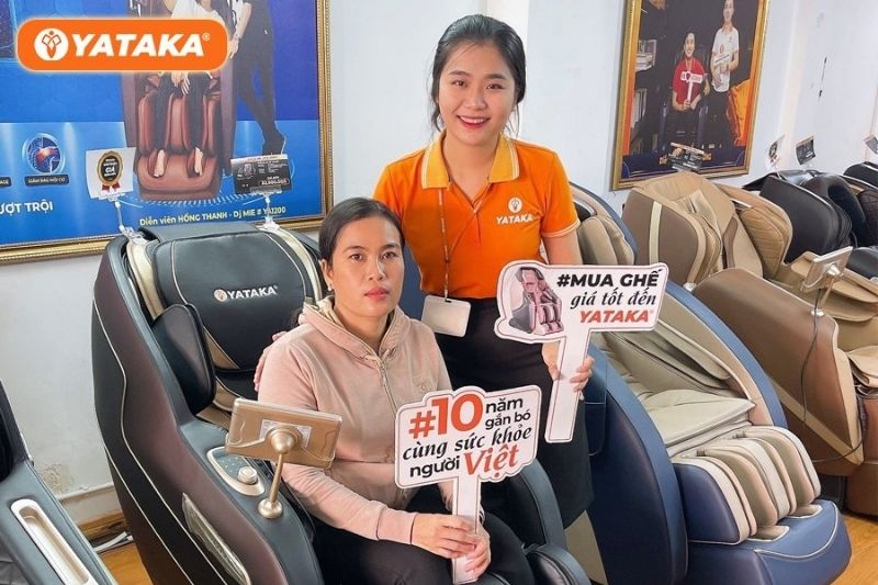 Ghế massage M’Đrắk chính hãng tại YATAKA với ưu đãi giao hàng và bảo hành tận nơi