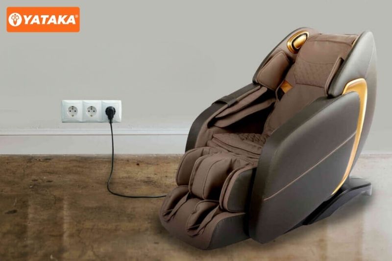 Ghế massage YATAKA tiêu thụ điện thấp, chi phí sử dụng hàng tháng rất tiết kiệm