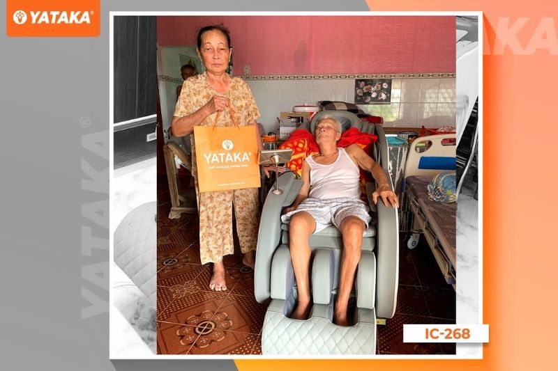 Ghế massage Yataka - Huế 17 Ghế massage Yataka giúp người cao tuổi giảm đau nhức và cải thiện tuần hoàn máu