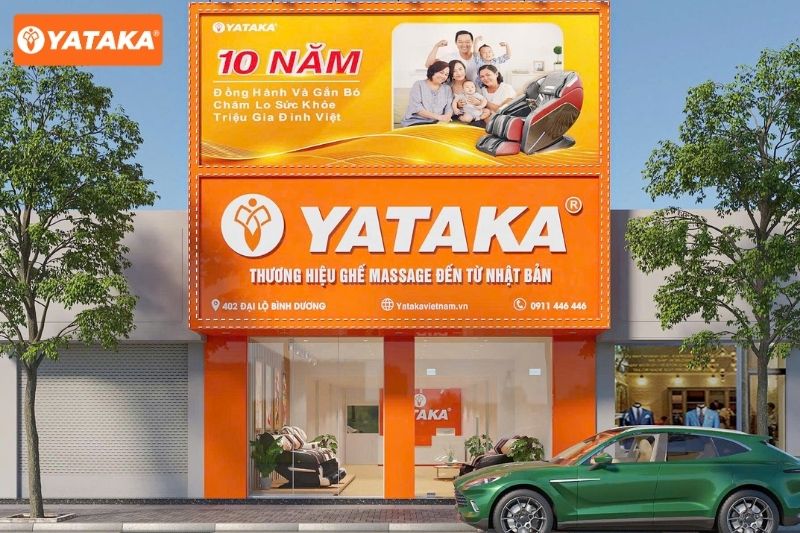 Showroom YATAKA Bình Dương mở cửa hàng ngày, hỗ trợ trải nghiệm trực tiếp