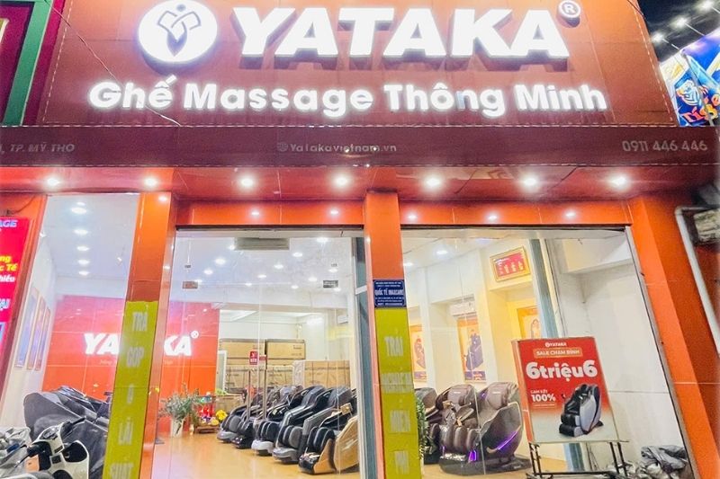 Ghế massage Yataka - Tiền Giang 13 Showroom YATAKA tại Mỹ Tho trưng bày và tư vấn ghế massage cao cấp chính hãng