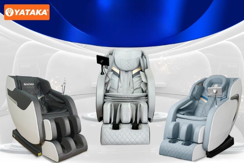 Showroom YATAKA trưng bày các dòng ghế massage từ phổ thông đến cao cấp