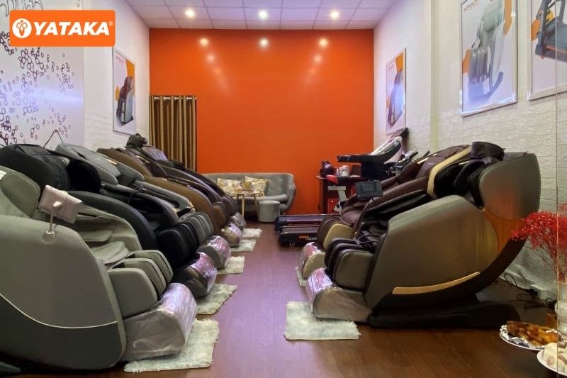 Showroom YTK Đồng Nai giúp khách hàng trải nghiệm thực tế ghế massage