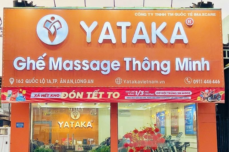 Showroom ghế massage YATAKA Long An tư vấn tận tình theo nhu cầu khách hàng