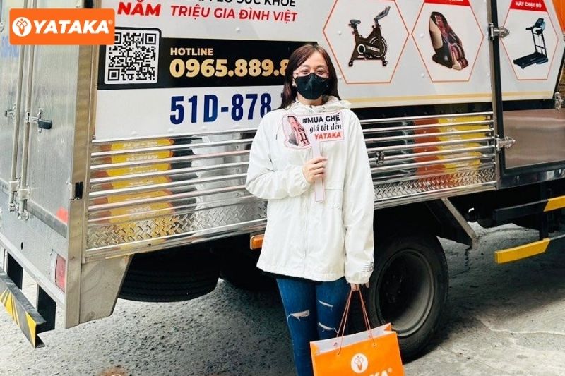 Ghế massage Yataka - Tiền Giang 16 YATAKA giao ghế đến Tiền Giang trong 2 đến 3 ngày