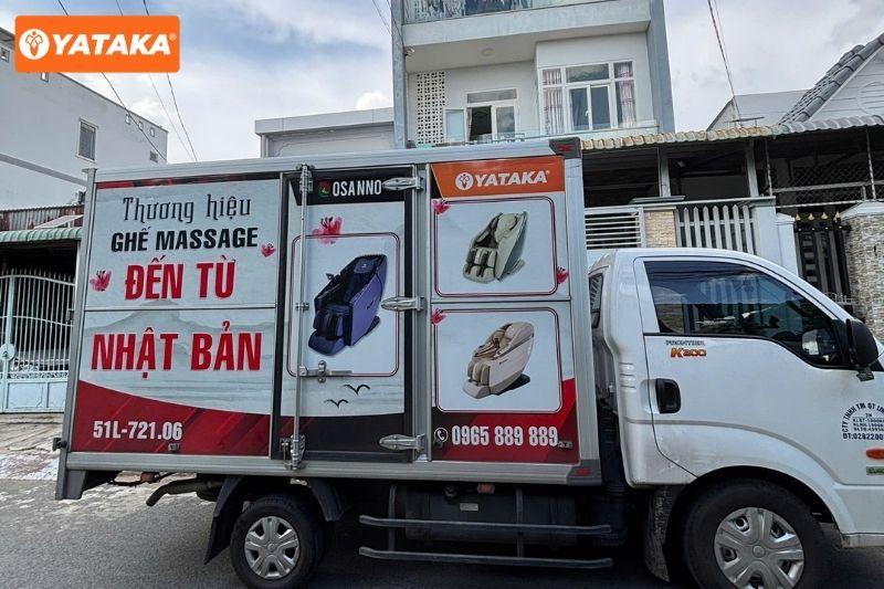 YATAKA giao ghế massage Quận 7 trong 1 đến 2 ngày kèm lắp đặt tận nhà