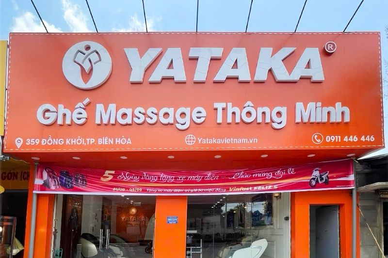 Yataka Biên Hòa chuyên cung cấp ghế massage Nhật Bản chính hãng