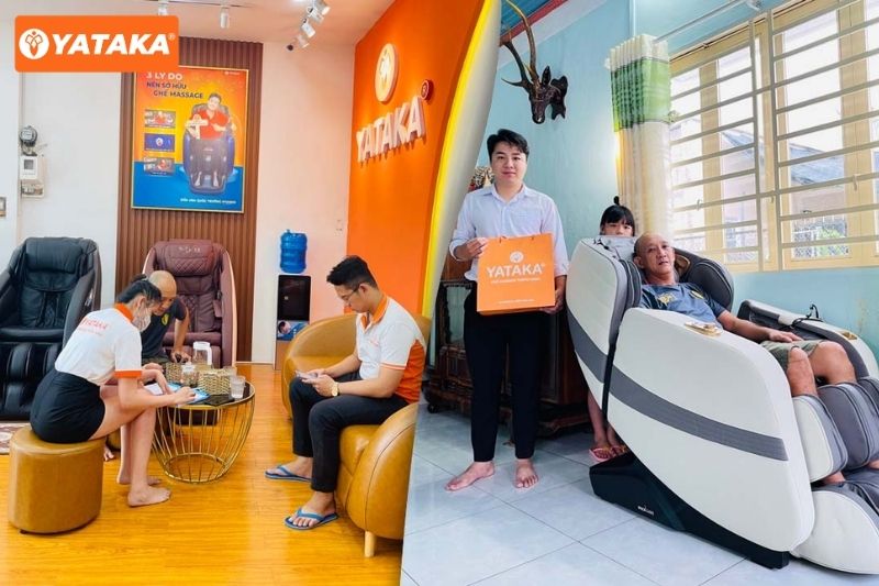 Yataka cung cấp ghế massage với giao hàng miễn phí và bảo hành toàn quốc