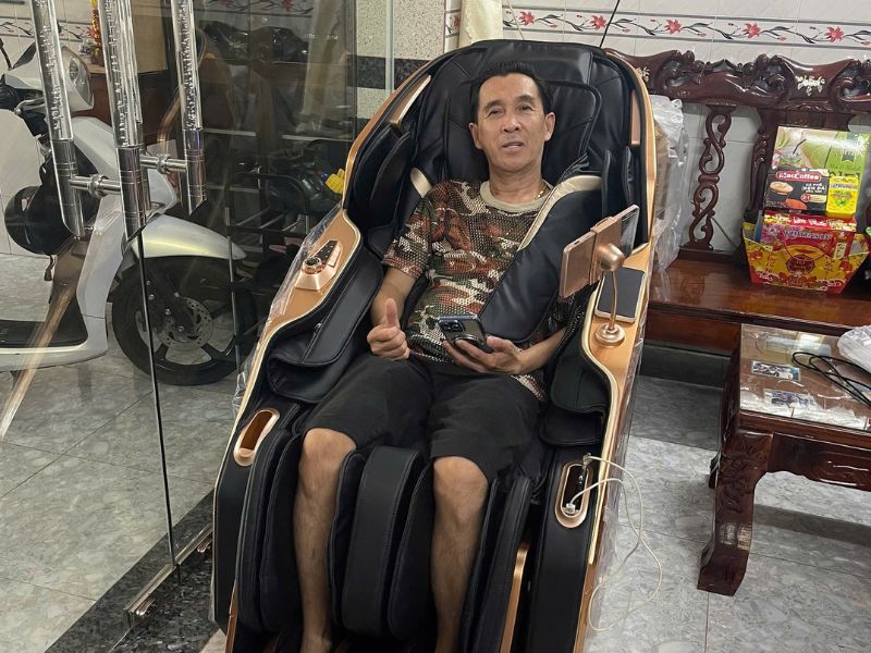 Ghế massage phù hợp hầu hết cho người không có bệnh lý huyết áp