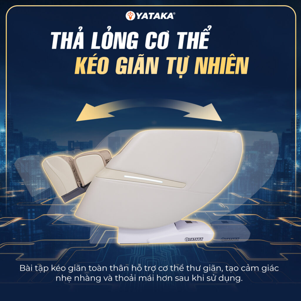Bài tập kéo giãn toàn thân của ghế YATAKA A6