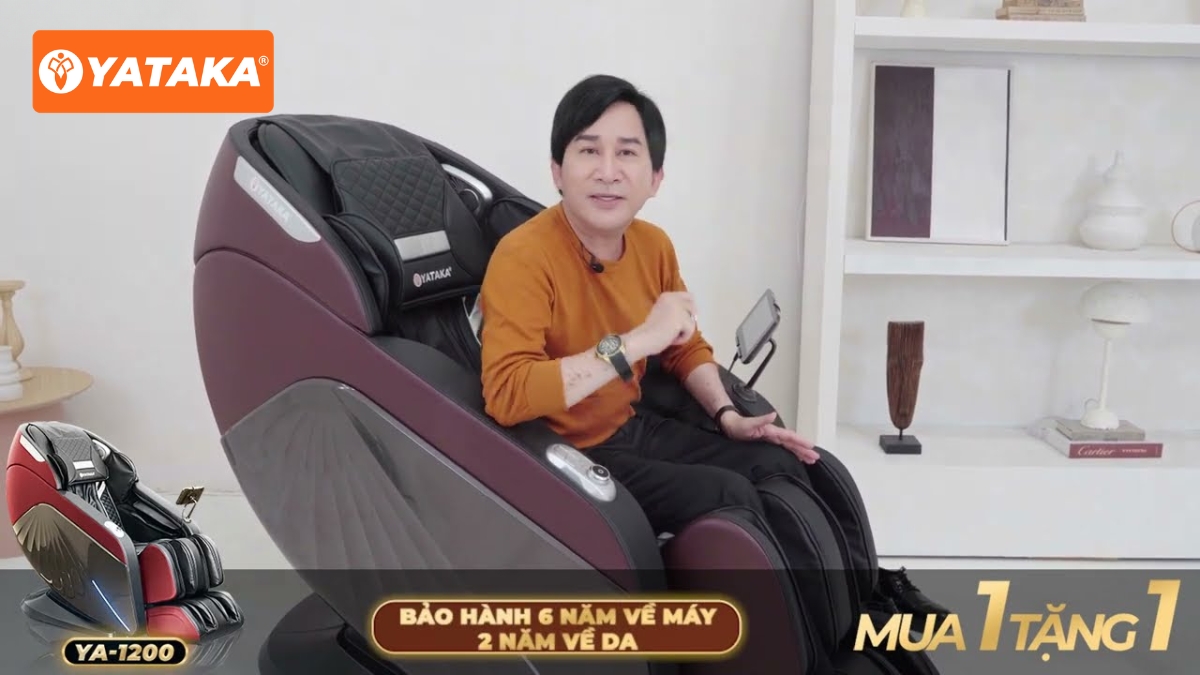 Nghệ sĩ Kim Tử Long hé lộ bí quyết hết đau mỏi cổ vai gáy nhờ ghế massage YATAKA YA-1200 16 Nghệ sĩ Kim Tử Long đánh giá cao về YATAKA YA-1200